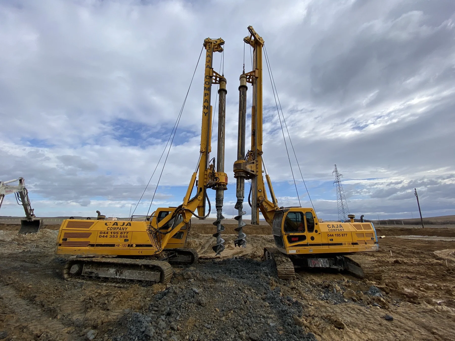 Makineritë CAJA Company në projekt ndërtimi